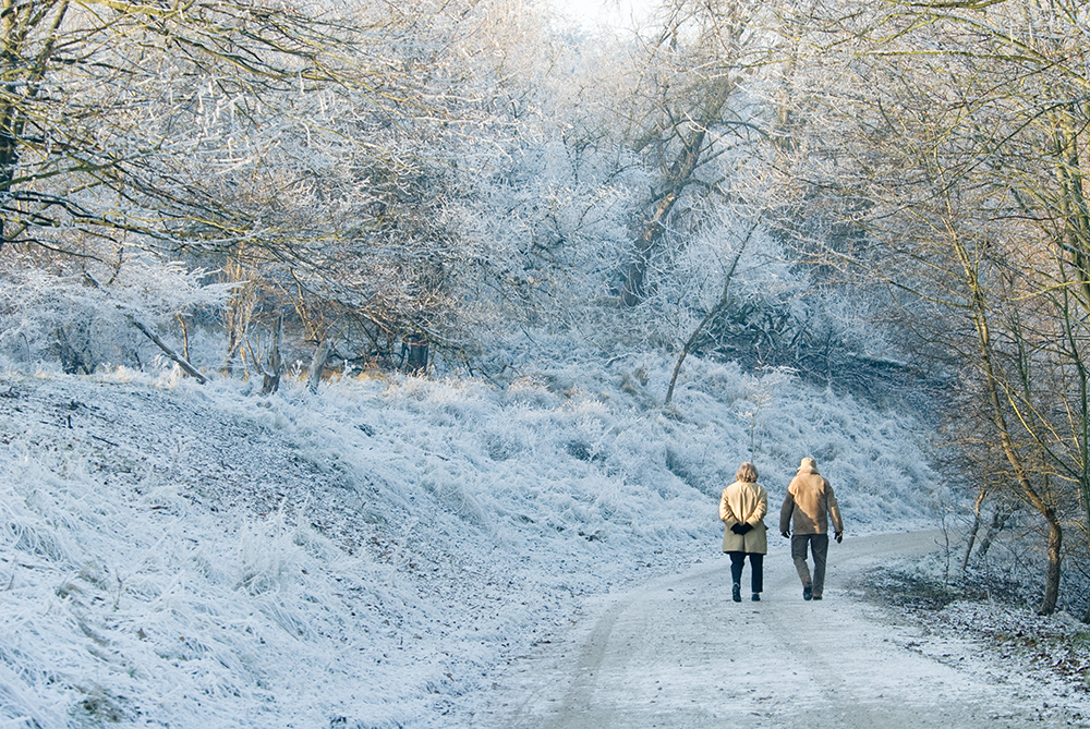 Keep walking, even in winter